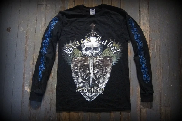 BLACK LABEL SOCIETY - Doom Crew Inc- Unisex Long Sleeve Shirt. Printed Two Sides-